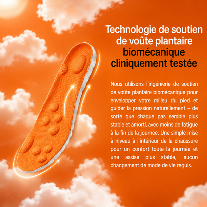Semelle intérieure anti-fatigue ErgoConfort